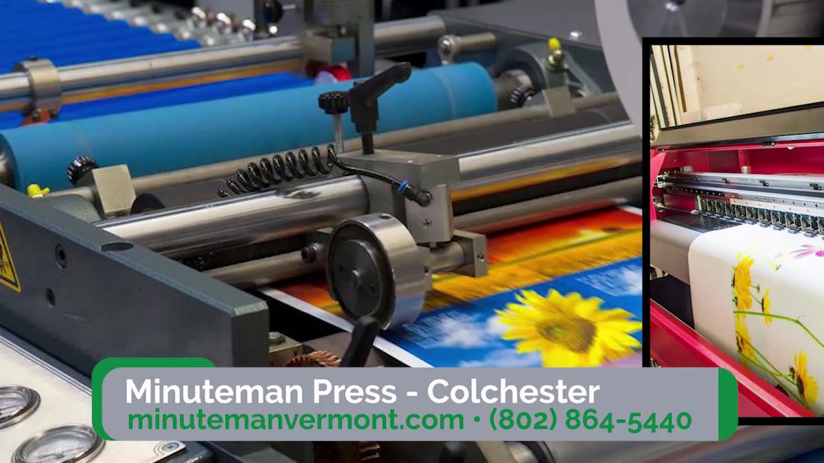 Printing in Colchester VT, Minuteman Press