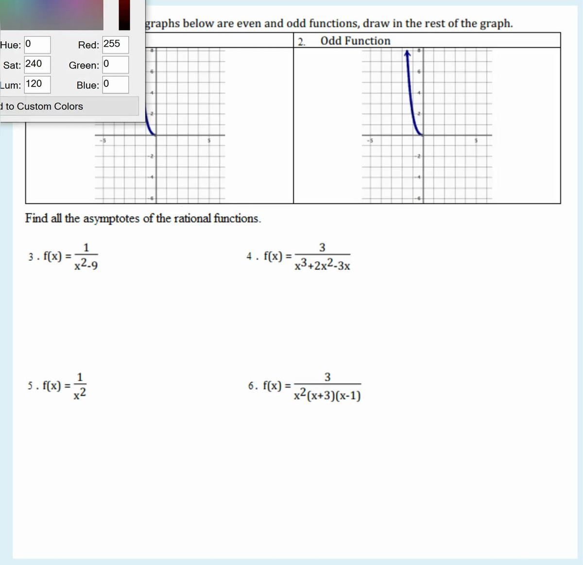 Homework Help End Behavior Question 10.mp4