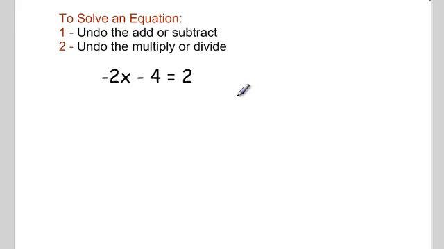 Solve a Two-Step Equation.mp4