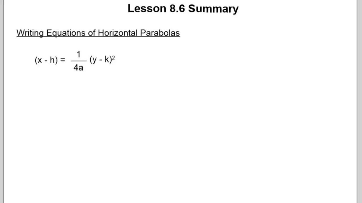 Lesson 8.6 Summary.vid