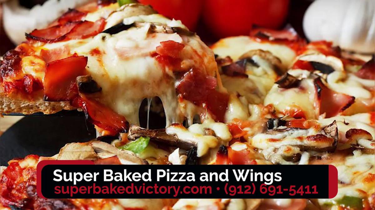 Pizza in Savannah GA, Super Baked Pizza and Wings