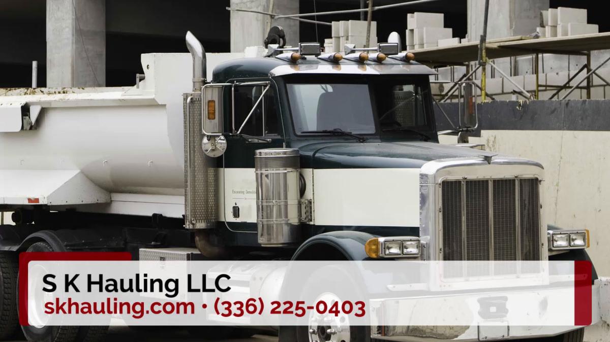 Dump Hauling  in Lexington NC, S K Hauling LLC