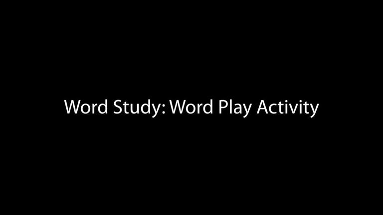 Word Study.mp4