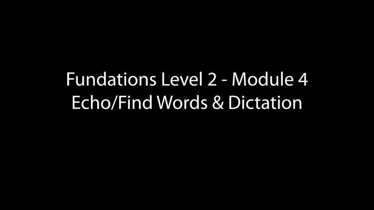 Echo Find Words &amp; Dictation (15:53)
