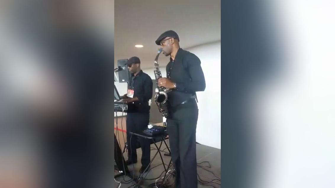 Saxophonist M.B. &amp; Pianist A.L.