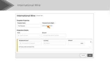 Creating an International Wire