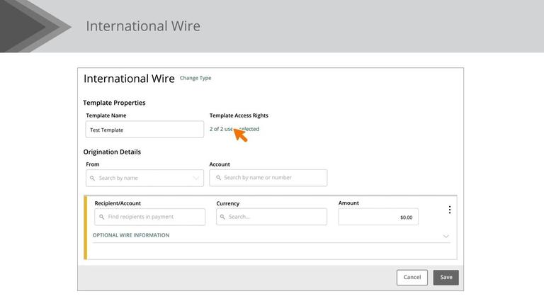 Creating an International Wire