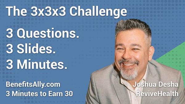 ReviveHealth - 3x3x3 Challenge with Joshua Desha