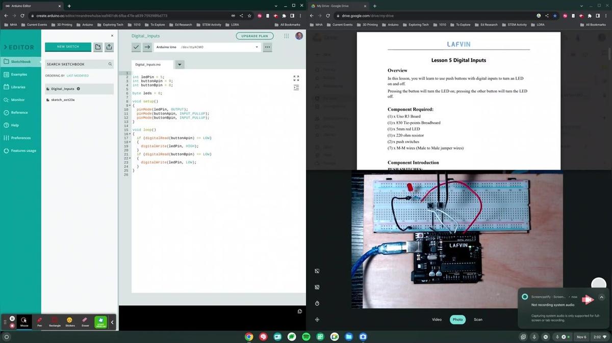 Lesson 5 -Digital Inputs