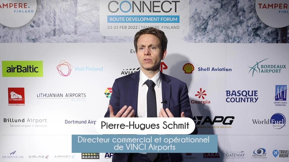 Pierre-Hugues Schmit, directeur commercial  et opérationnel Vinci AIrports.