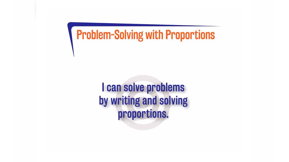 CoreSP 2.2.2 Problem Solving with Proportions