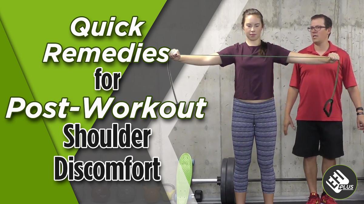 Quick Remedies for Post-Workout Shoulder Discomfort