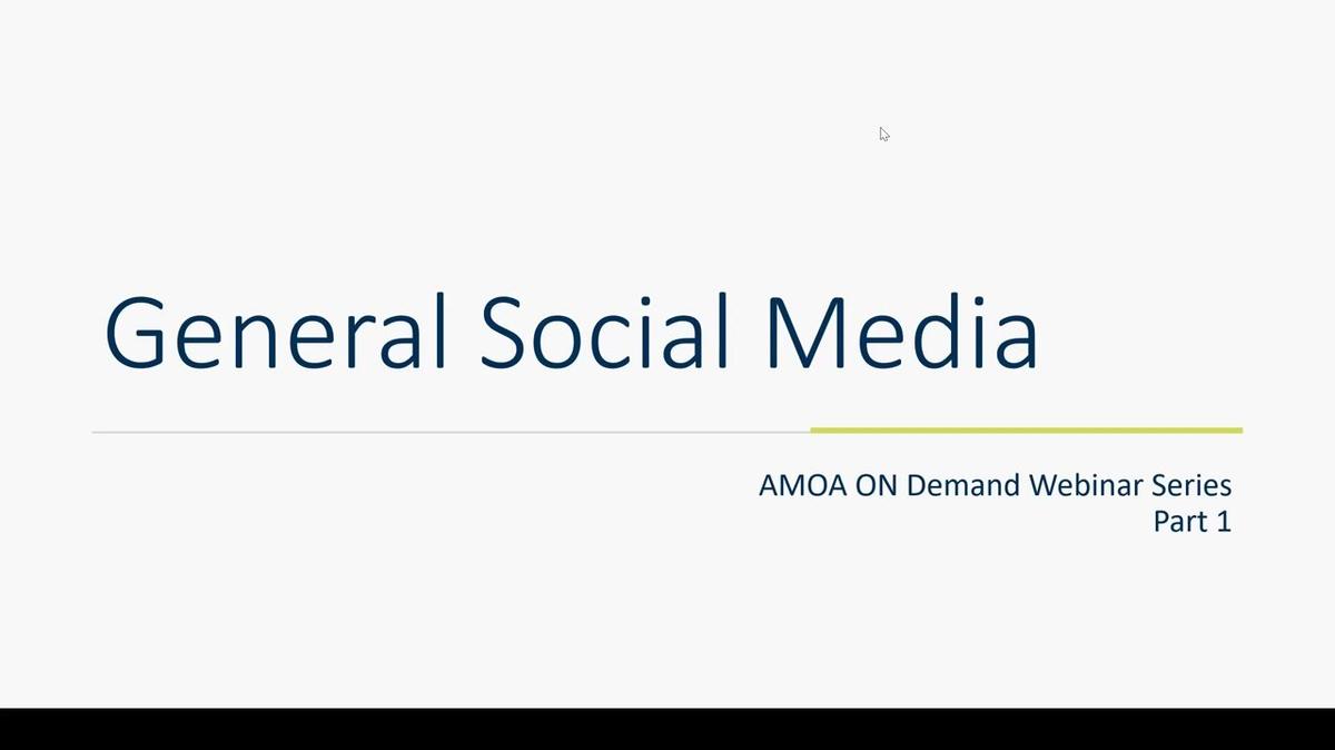Business Education - General Social Media Part 1 08.26.2021