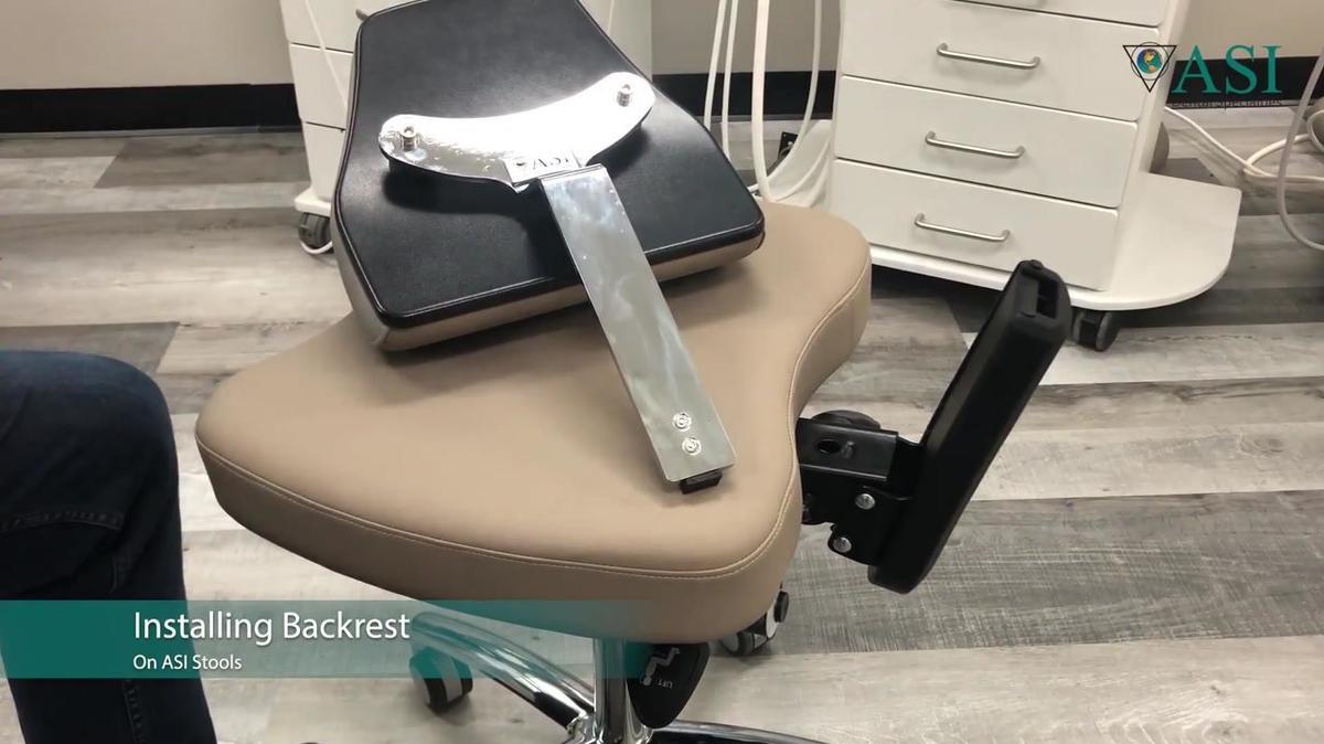 Installing Backrest on ASI Stools [66-6001]