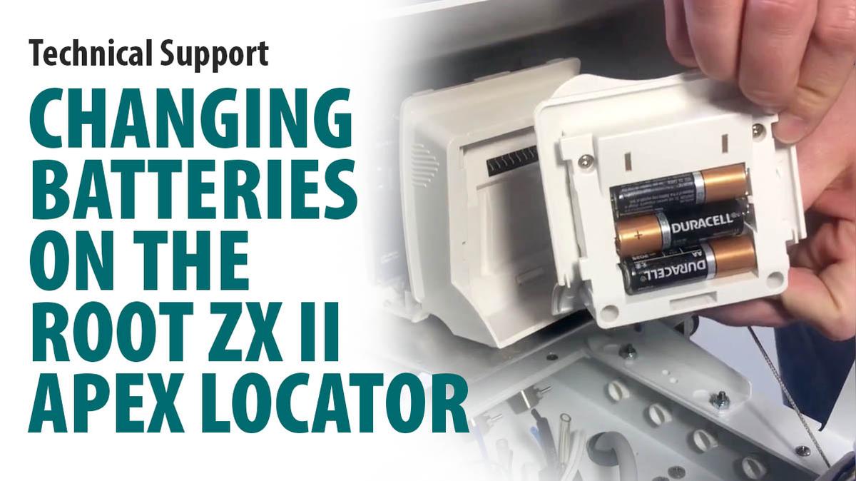 Changing the Batteries on the Root ZX II Apex Locator [66-4025]