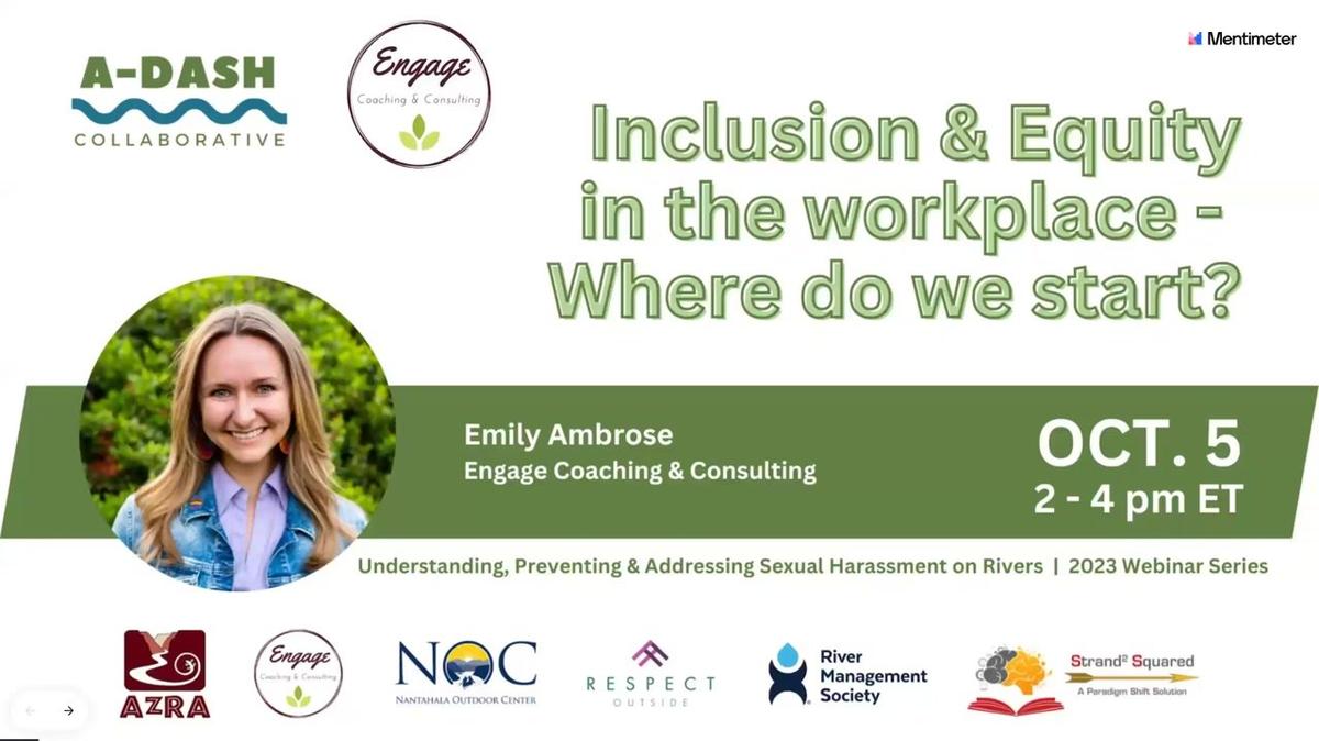 Inclusion and Equity in the workplace
