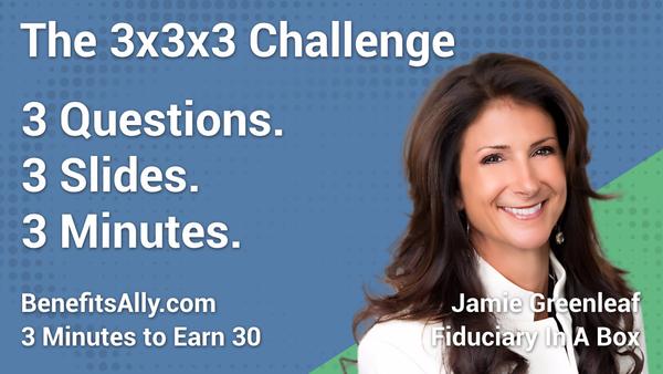 Fiduciary In A Box - 3x3x3 Challenge with Jamie Greenleaf