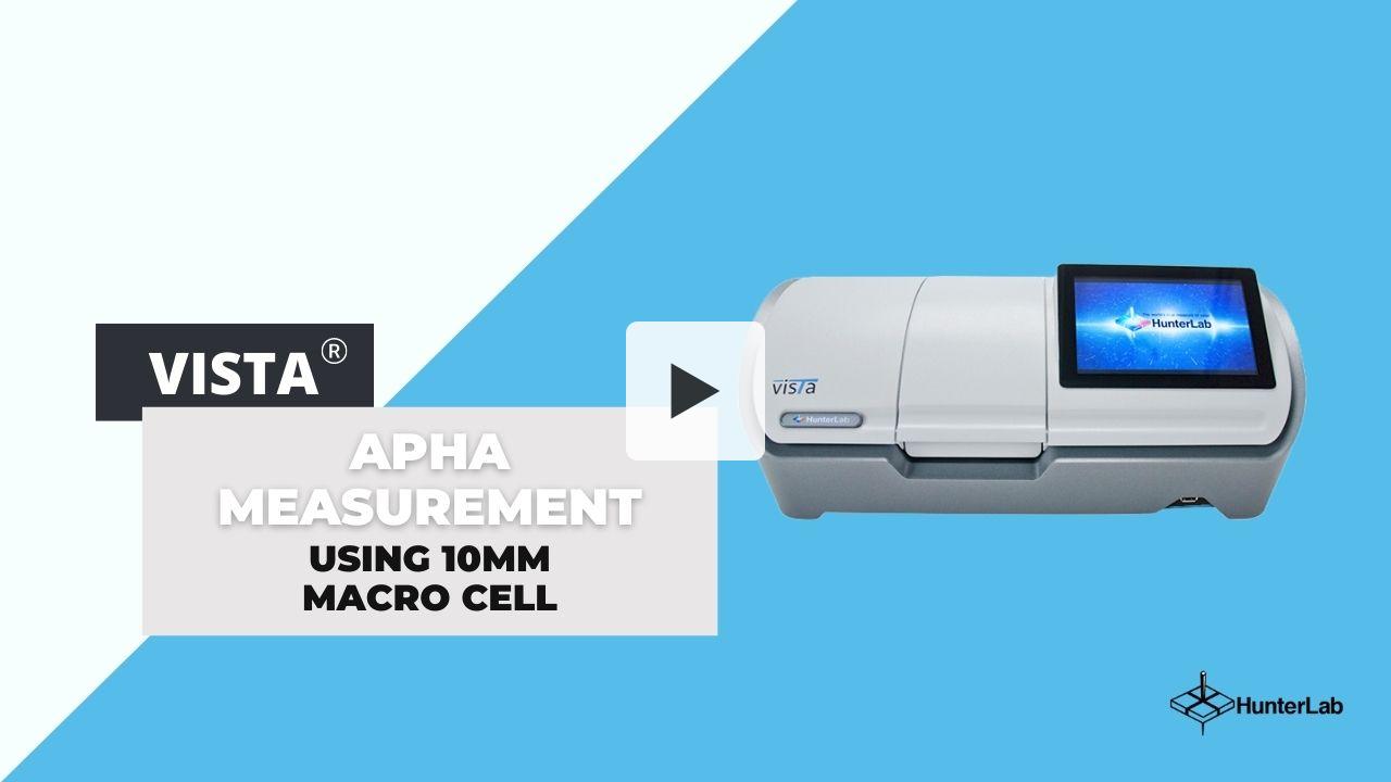 APHA measurement using 10mm Macro cell | HunterLab