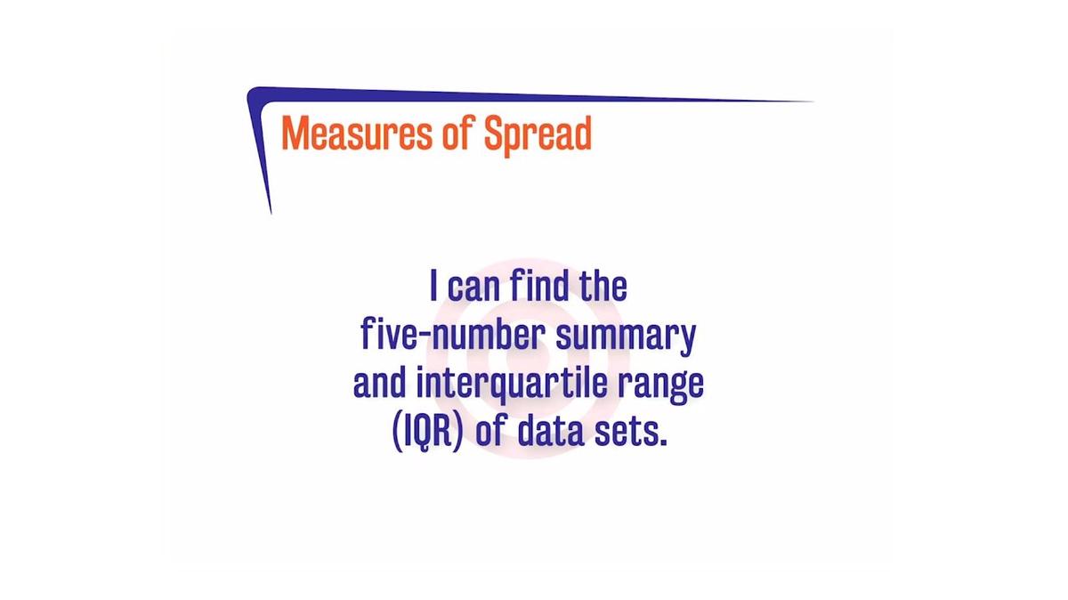 CoreSP A.7.2 Measures of Spread
