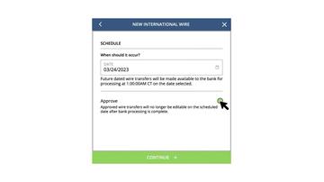 Creating an International Wire