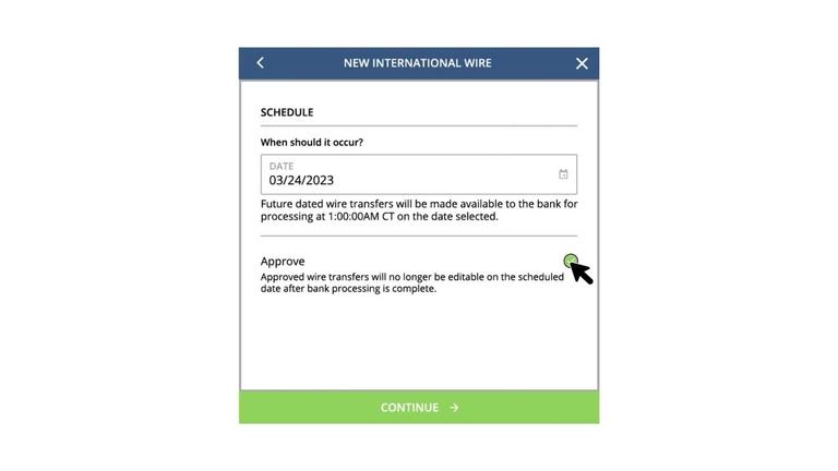 Creating an International Wire