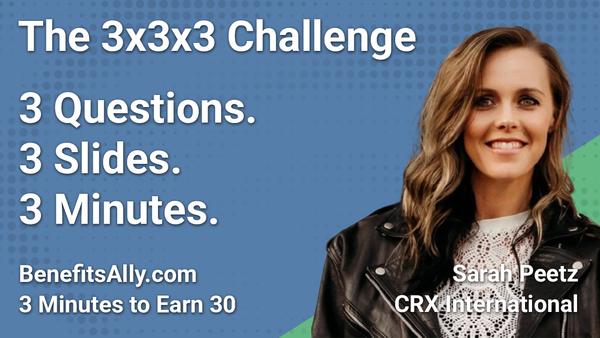 CRX International - 3x3x3 Challenge with Sarah Peetz