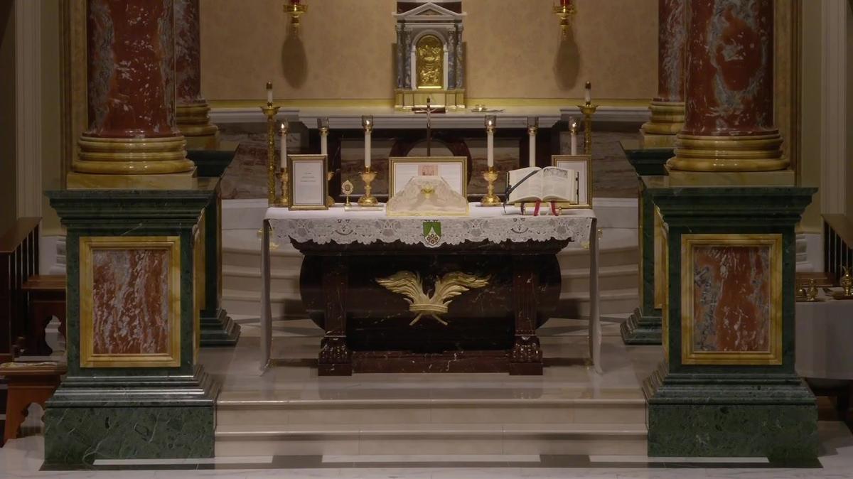 Holy Mass on May 1 offered by His Eminence, Raymond Leo Cardinal Burke