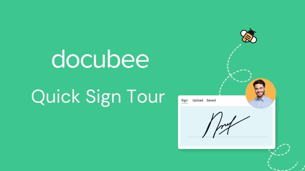 Docubee Quick Sign Feature