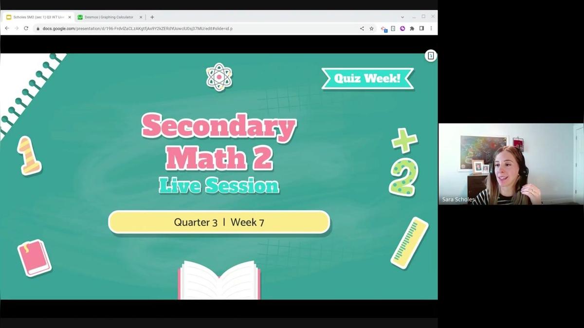 Scholes SM2 (sec 1) Q3 W7 Live Session Recording
