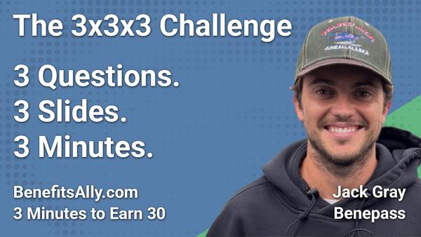 Benepass - 3x3x3 Challenge with Jack Gray