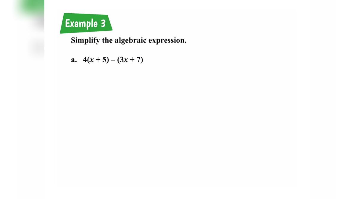 Lesson 2.6.4 Equivalent Expressions - Silent Teacher R1