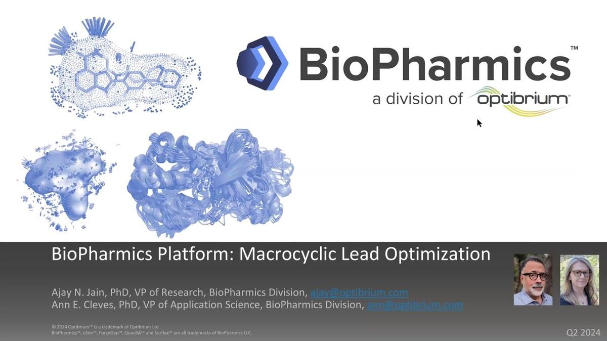 Macrocyclic lead optimisation