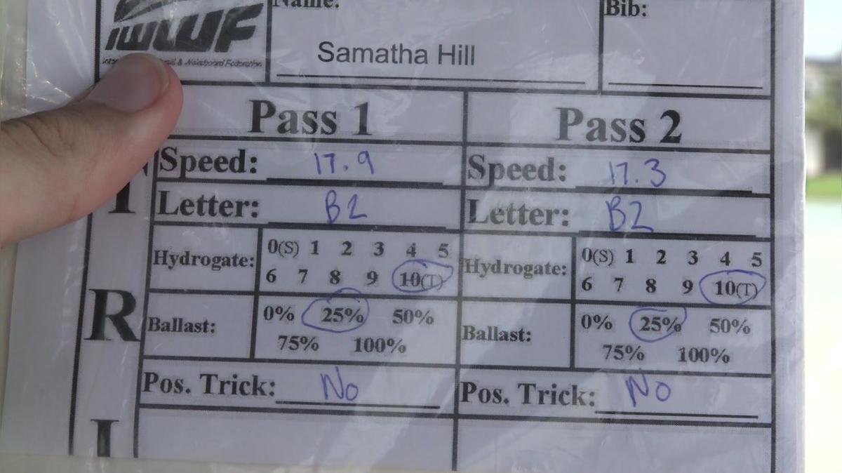 Samantha Hill JW Round 1 Pass 1