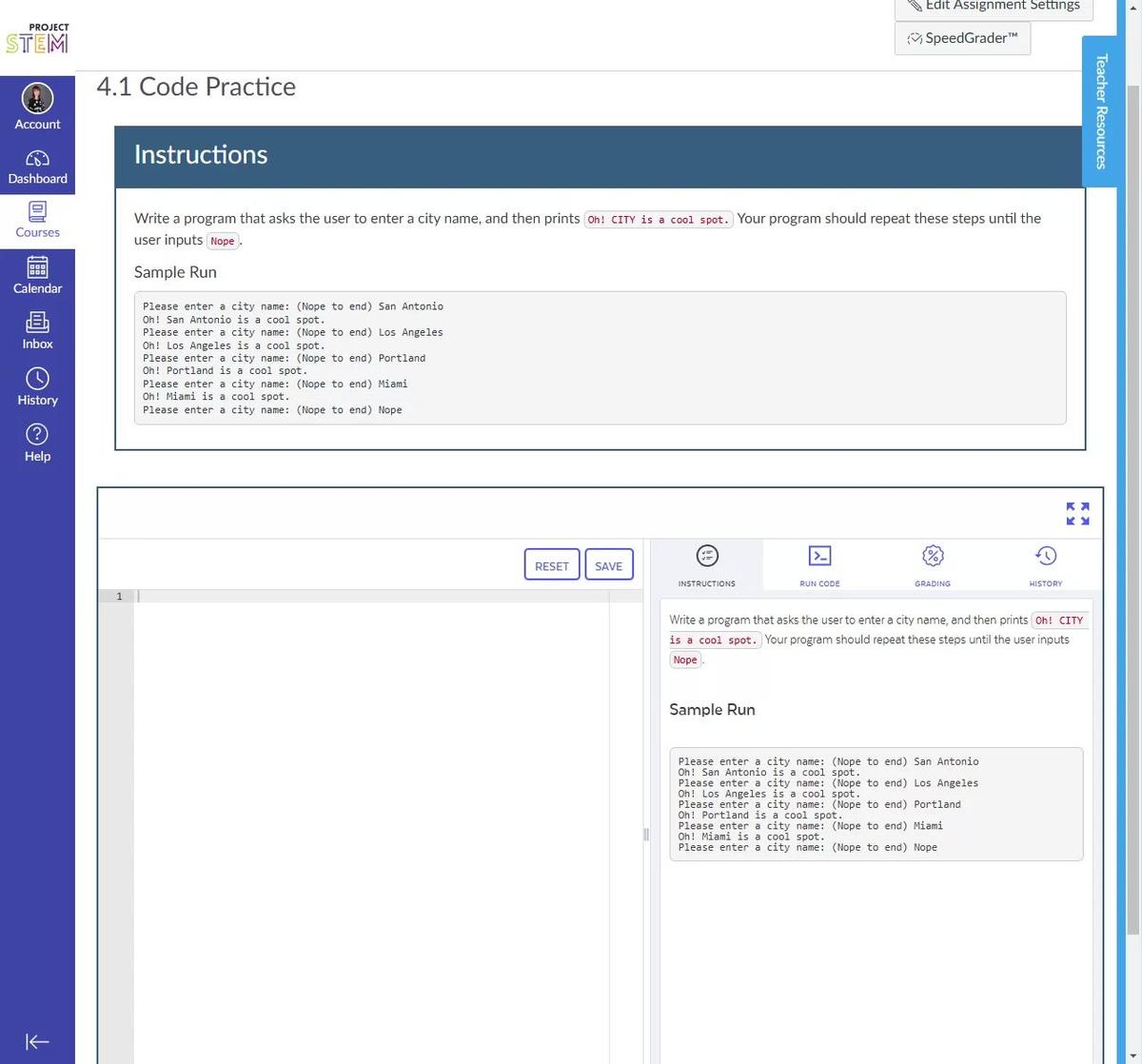 4.1 Code Practice