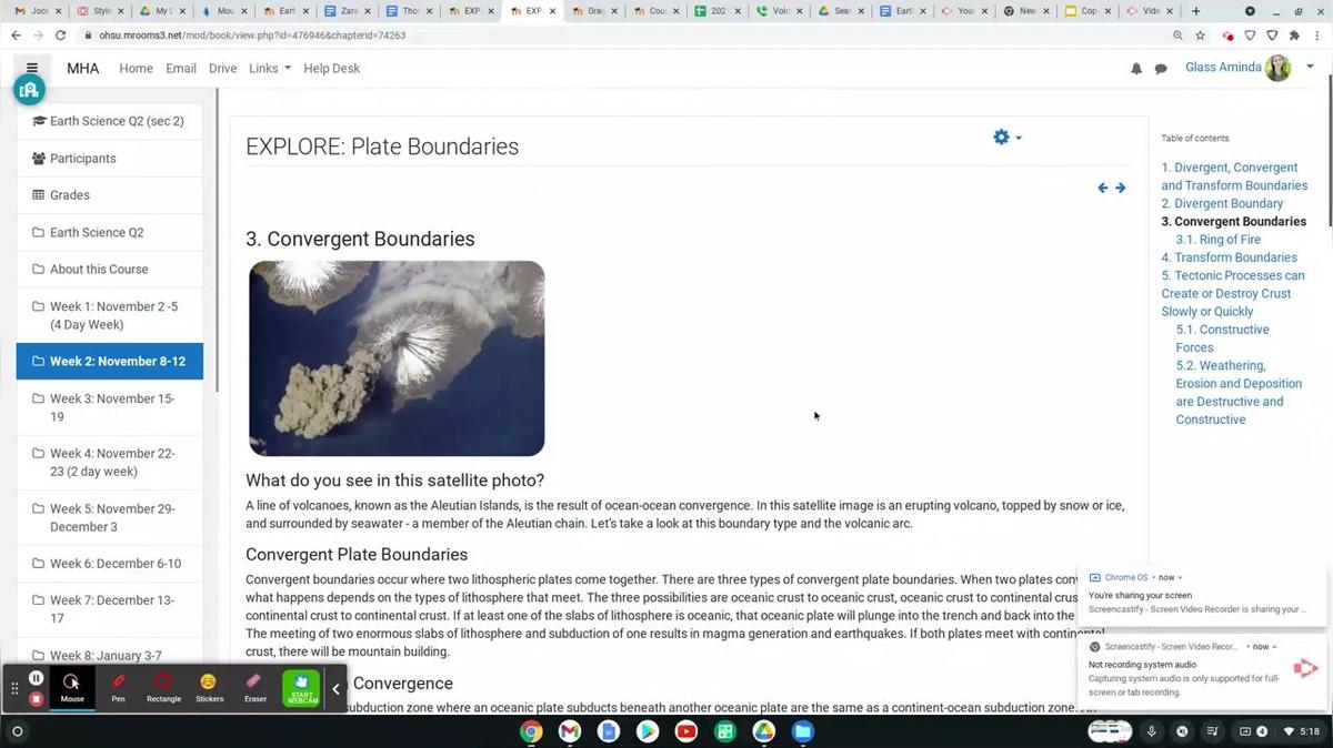 Earth Science Convergent Boundaries explained