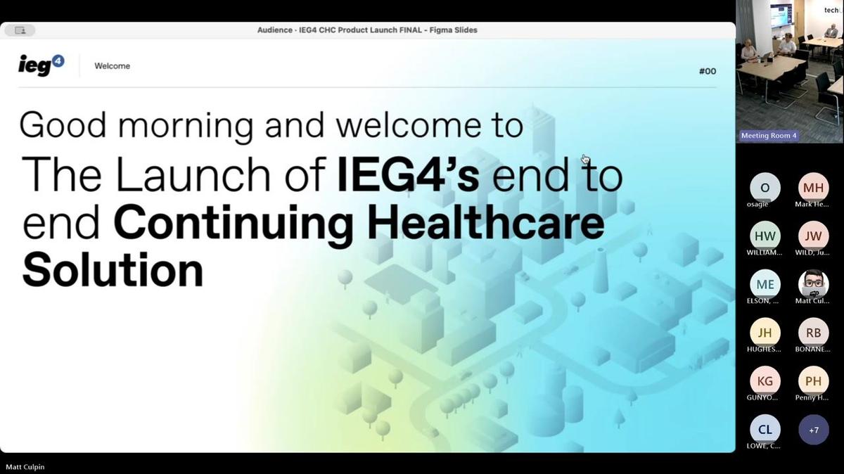 IEG4 CHC Launch