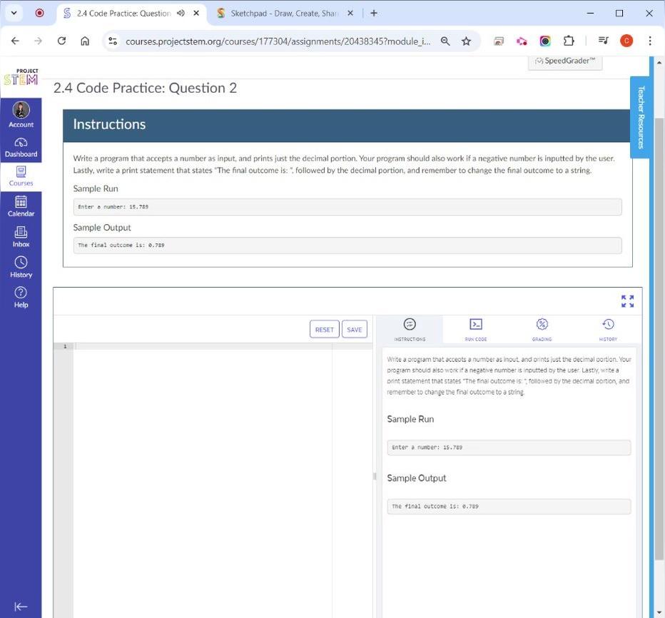 2.4 Code Practice Question 2