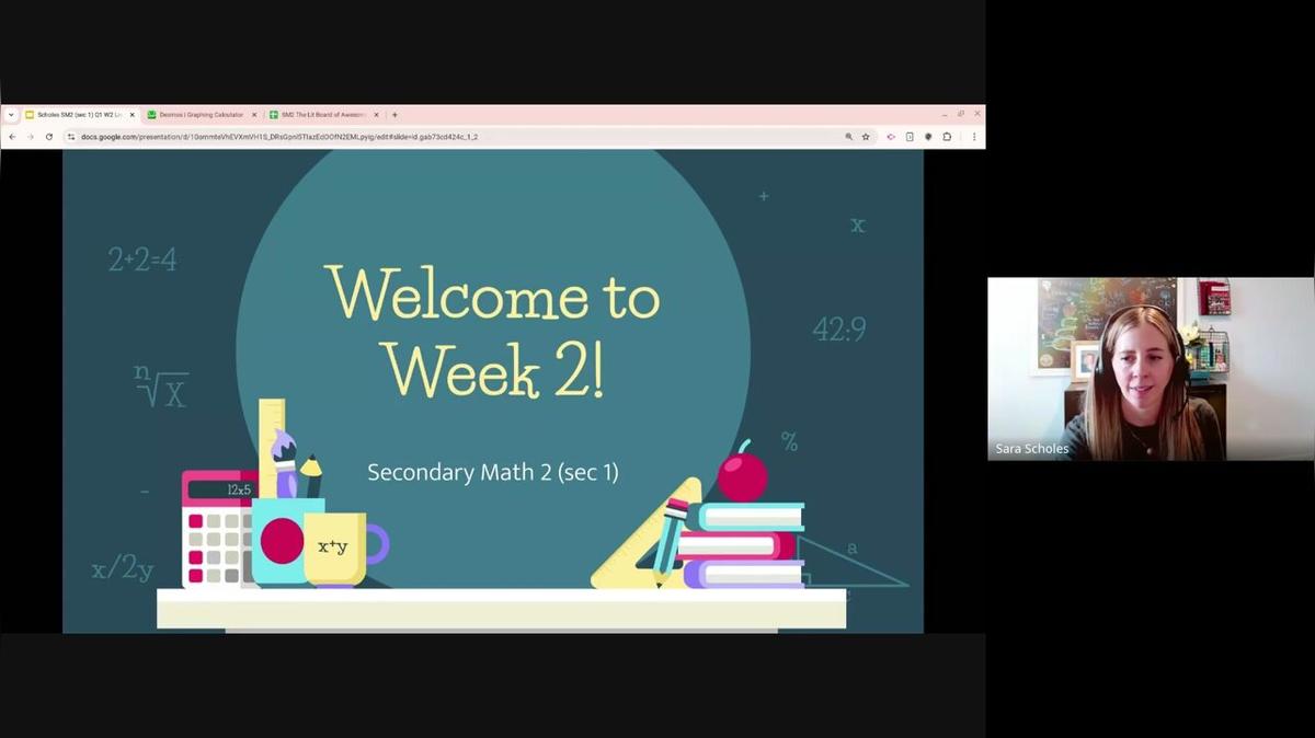 Scholes SM2 (sec 1) Q1 W2 Live Session