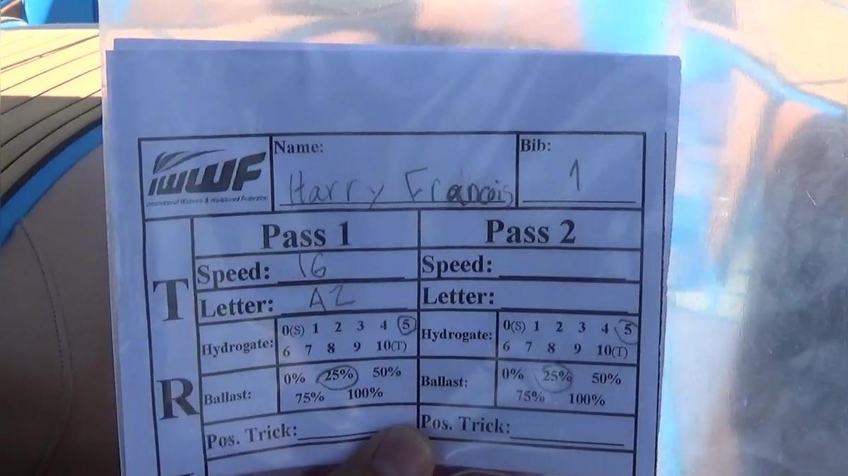 Harry Francois B3 Round 1 Pass 1