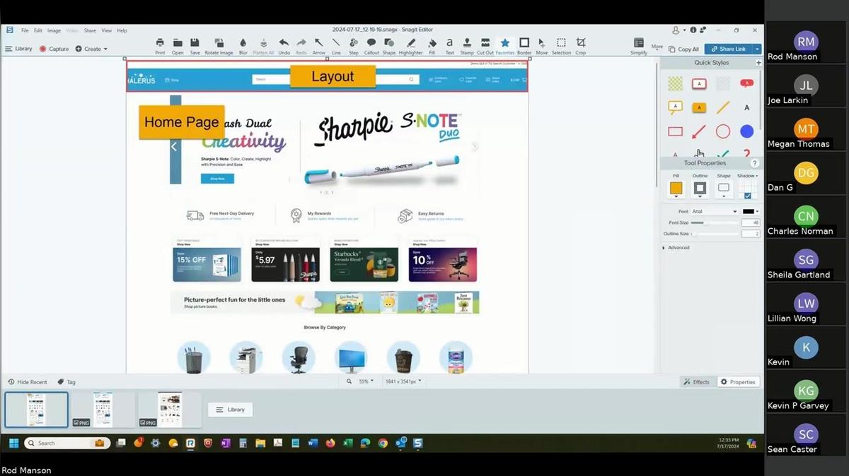 Garveys_Web Template Review