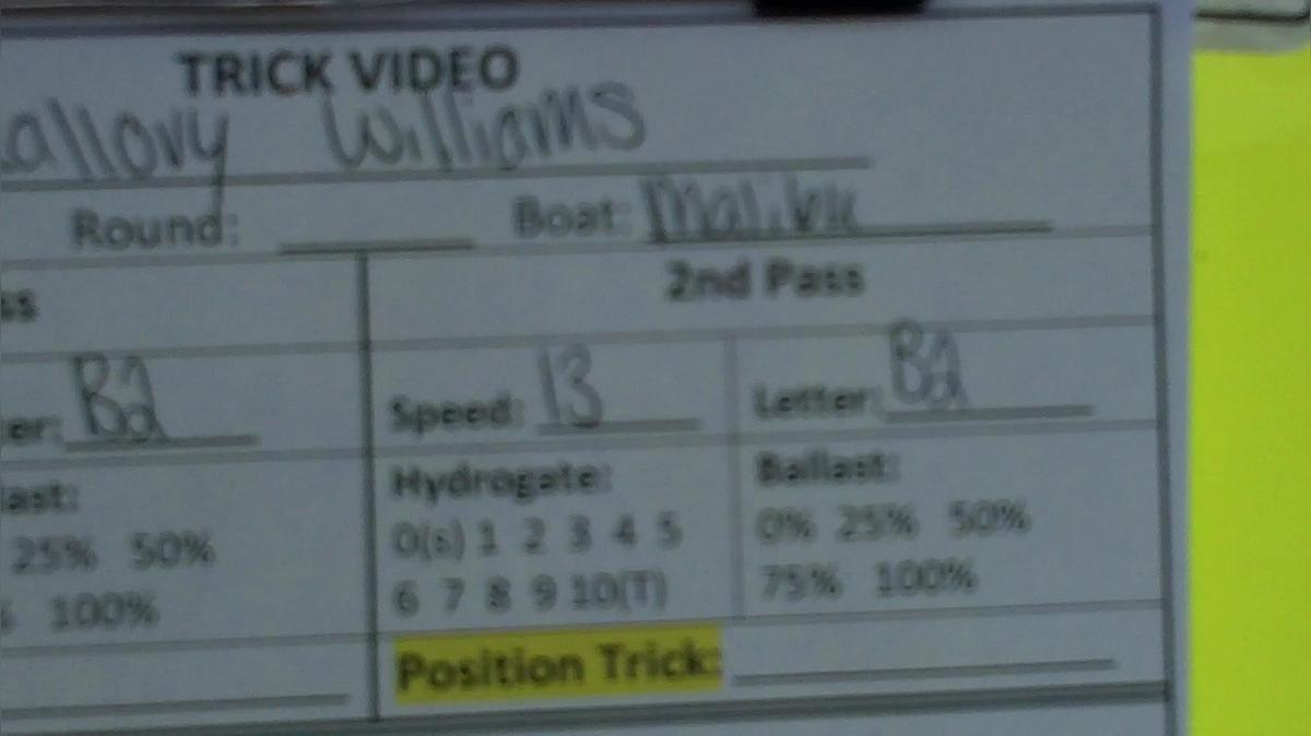 Mallory Williams G5 Round 1 Pass 2