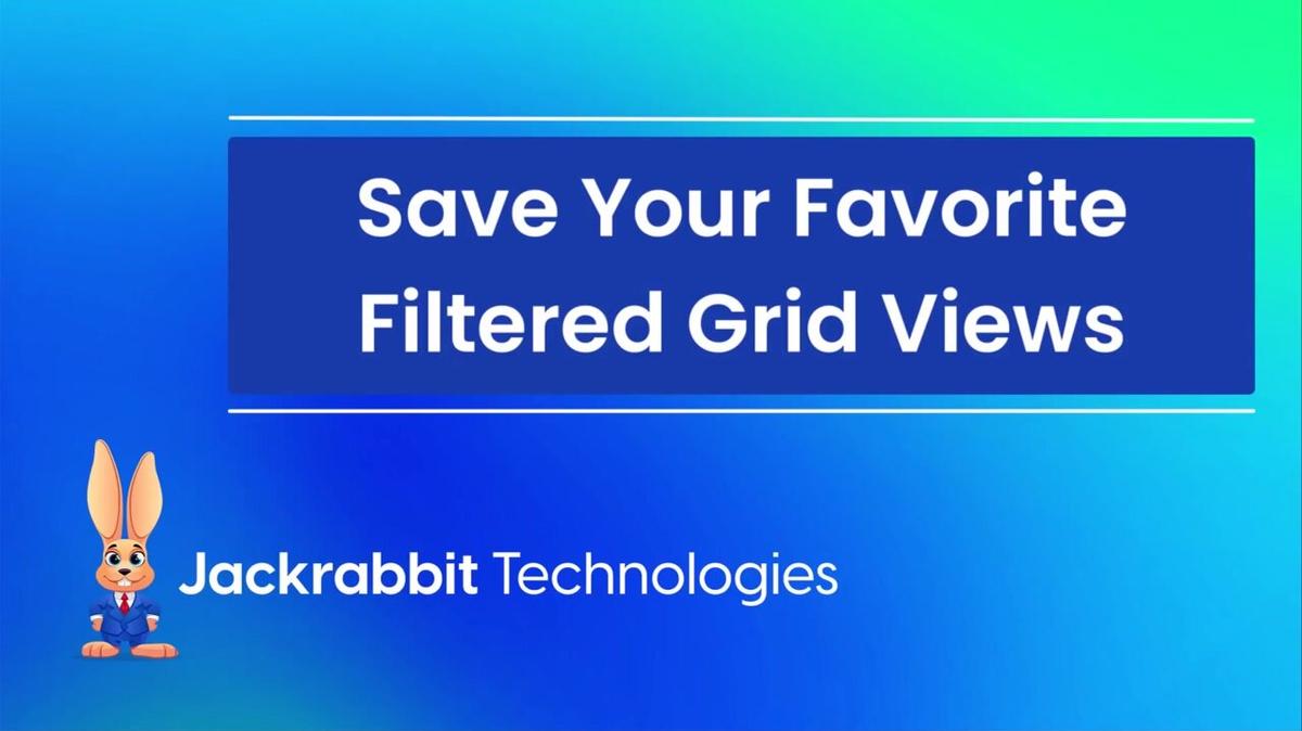 Save Your Favorite Filtered Grid Views