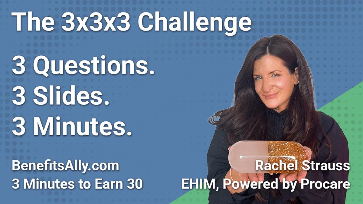EHIM, Powered by Procare - 3x3x3 Challenge with Rachel Strauss