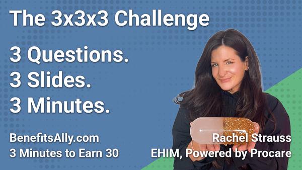 EHIM, Powered by Procare - 3x3x3 Challenge with Rachel Strauss