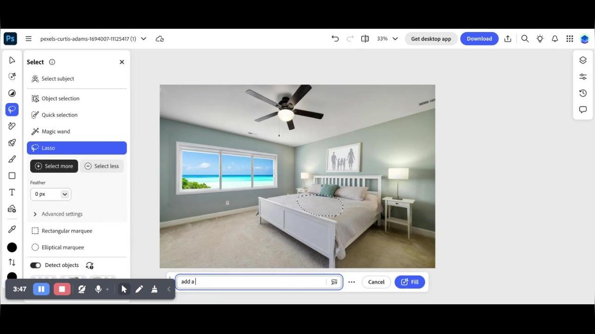 Photoshop on the Web Tutorial: Generative AI