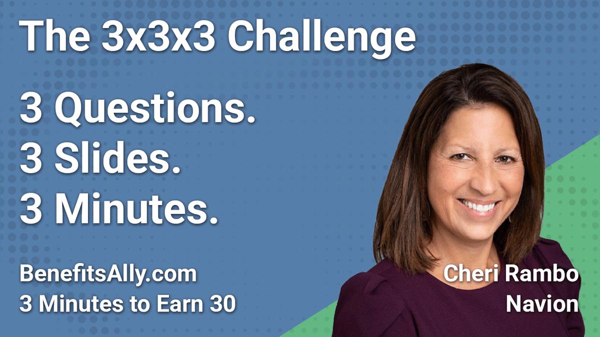 Navion - 3x3x3 Challenge With Cheri Rambo