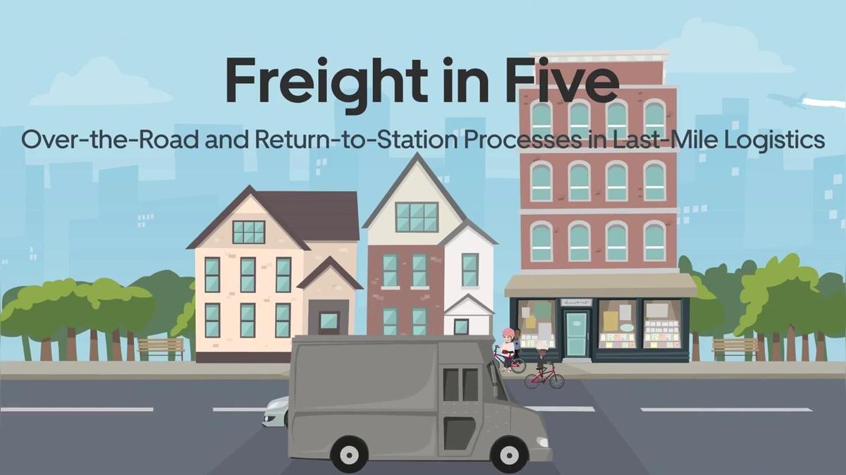 Over-the-Road and Return-to-Station Processes in Last-Mile Logistics