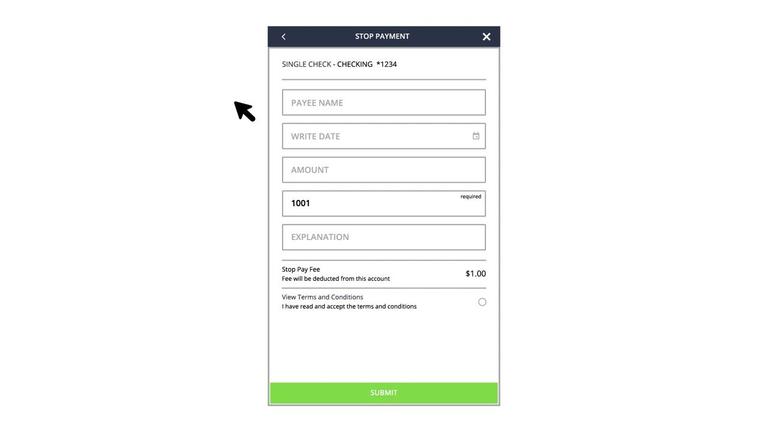 Stop Payment