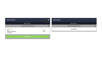 Managing Wire Transfer Templates