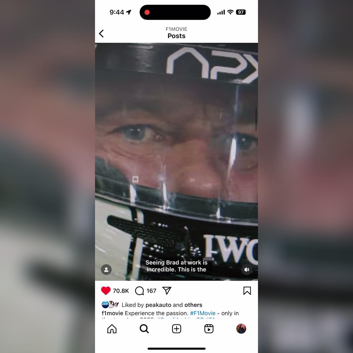 F1 Movie BTS Race Series04 F1 Movie IG Post 4.17.25